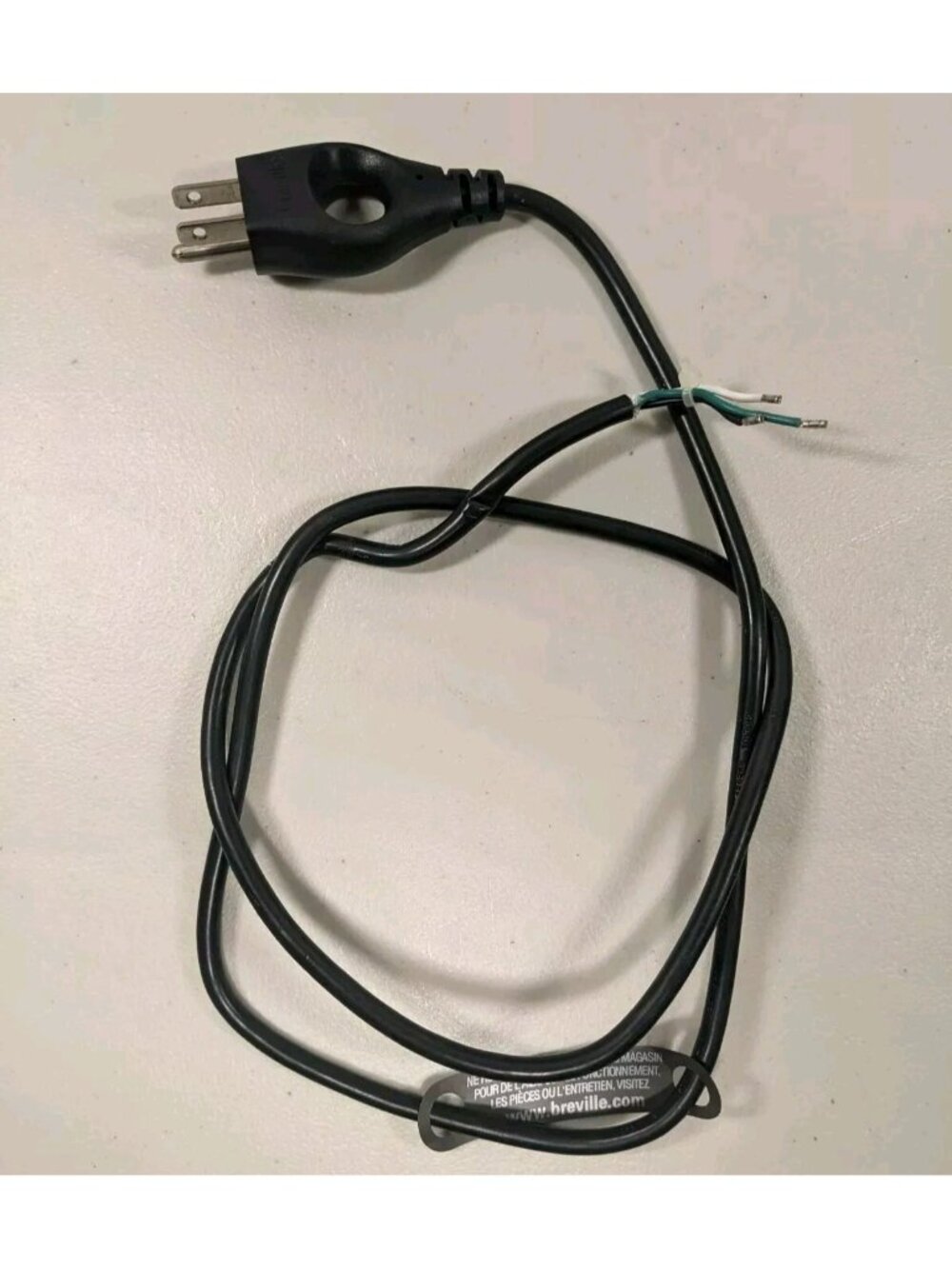 Breville Cafe Roma ESP8XL POWER CORD Replacement Original Part plug cable